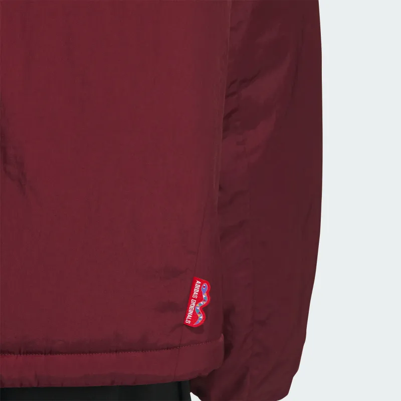 Adidas Originals AW24 Puffer Jacket Women's Dark Red-4