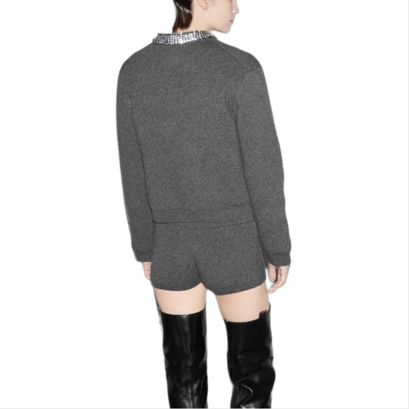GUCCI Padded Rib Cardigan-5