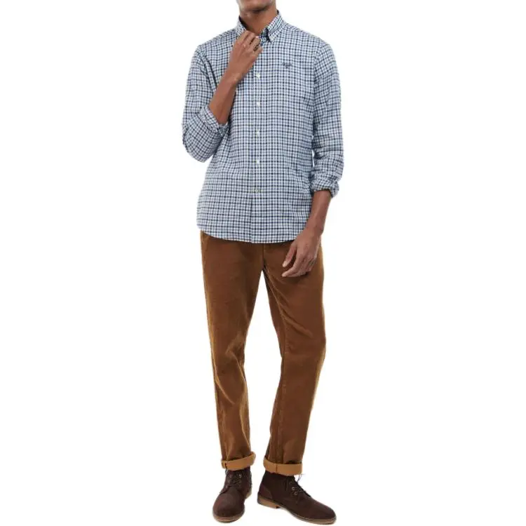 BARBOUR Shirts Men Blue-1