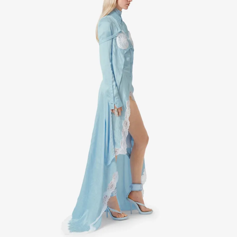 Burberry SS23 Jumpsuit Women's Glacier Blue-3