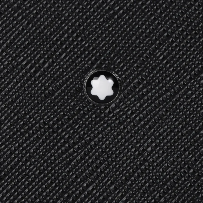 MONTBLANC Leather Clutch Mini Men's Black-6