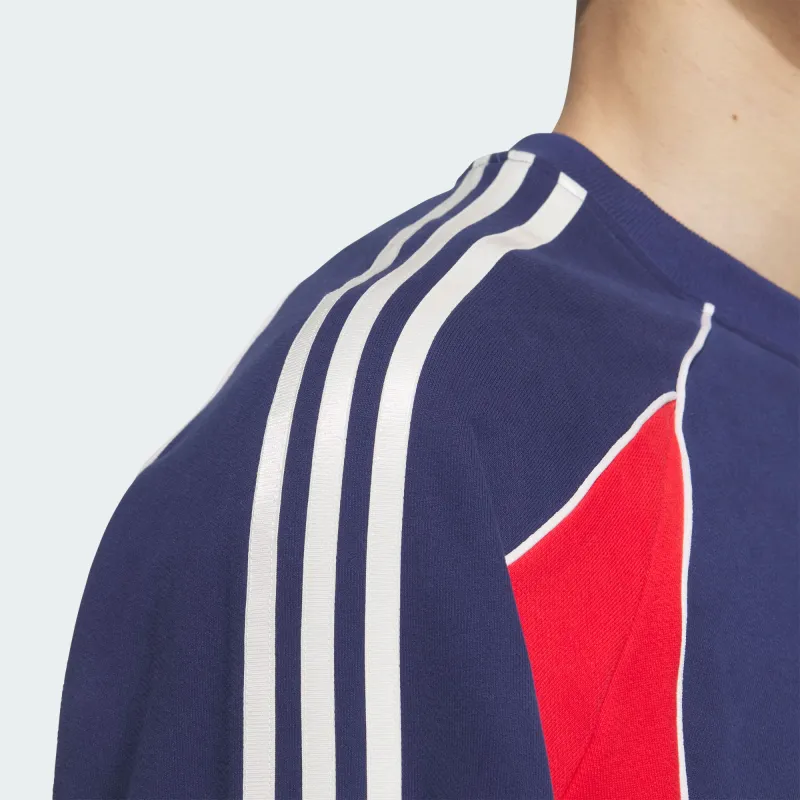 Adidas Originals RETRO REMIX CREW Sweatshirt Men's Dark Blue-4