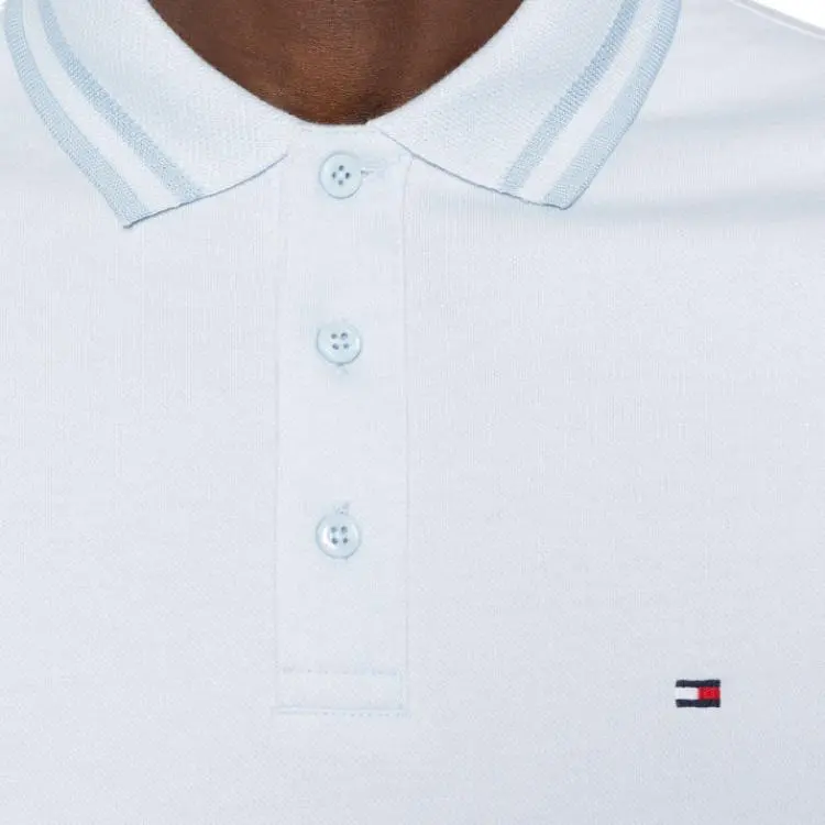 Tommy Hilfiger Logo embroidered Organic Cotton Polo Shirt-4