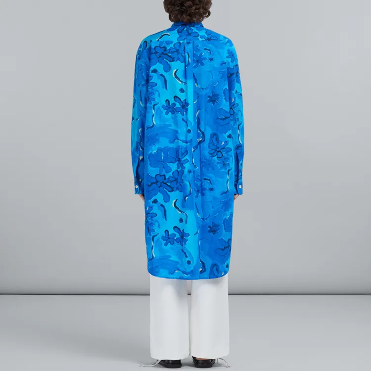 MARNI Floral Pattern Shirt Dress-2