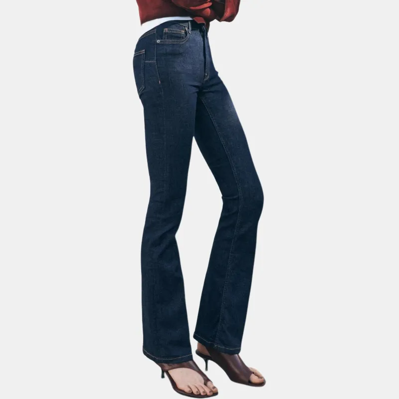 ZARA ZW Series Jeans Women's Dark Blue-3