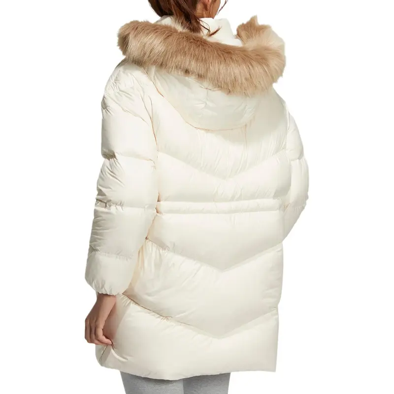 Adidas Originals Clover Series Outfit Down Jacket Women's White-3