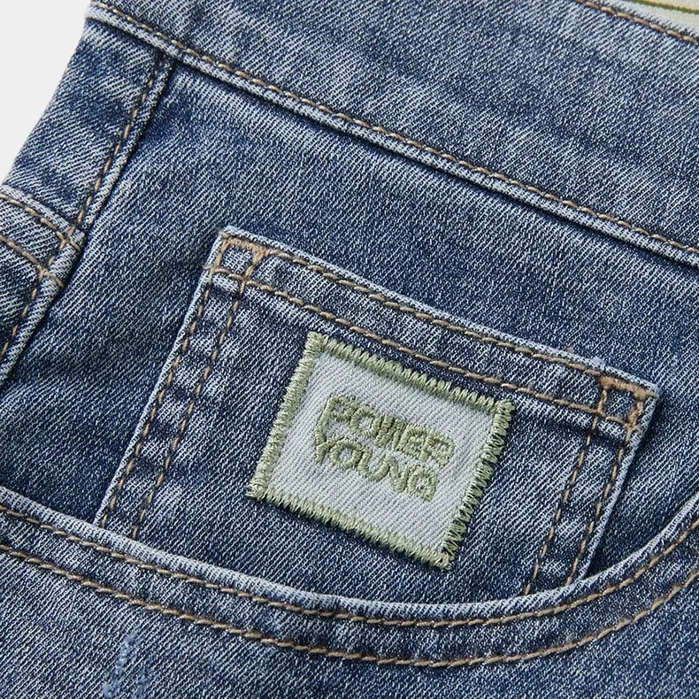 HLA Jeans Men's Blue Gray Denim Gradient-2