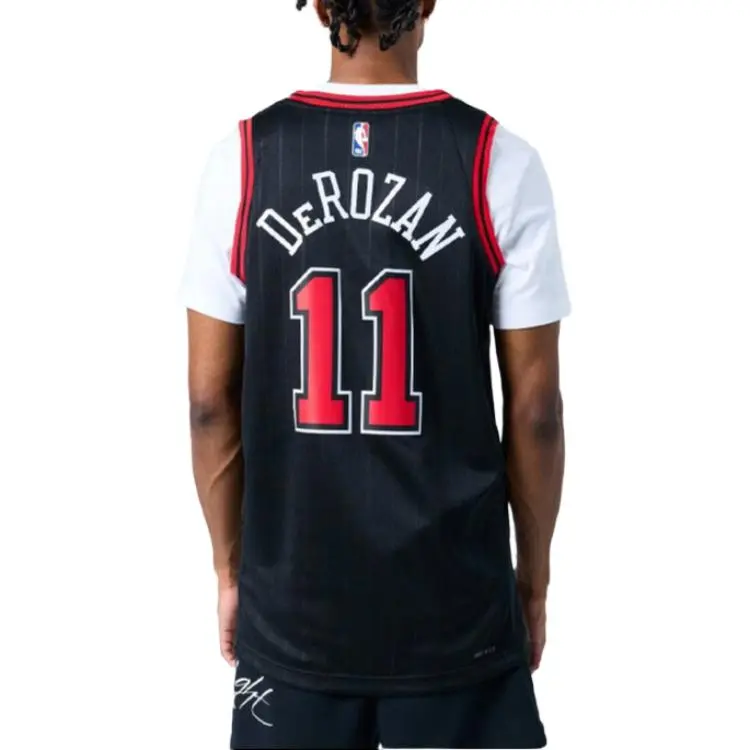 Nike x NBA Basketball Jerseys Men's Dark Gray-2
