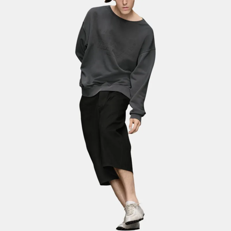 Maison Margiela Numbers Motifed Crewneck Sweatshirt-1