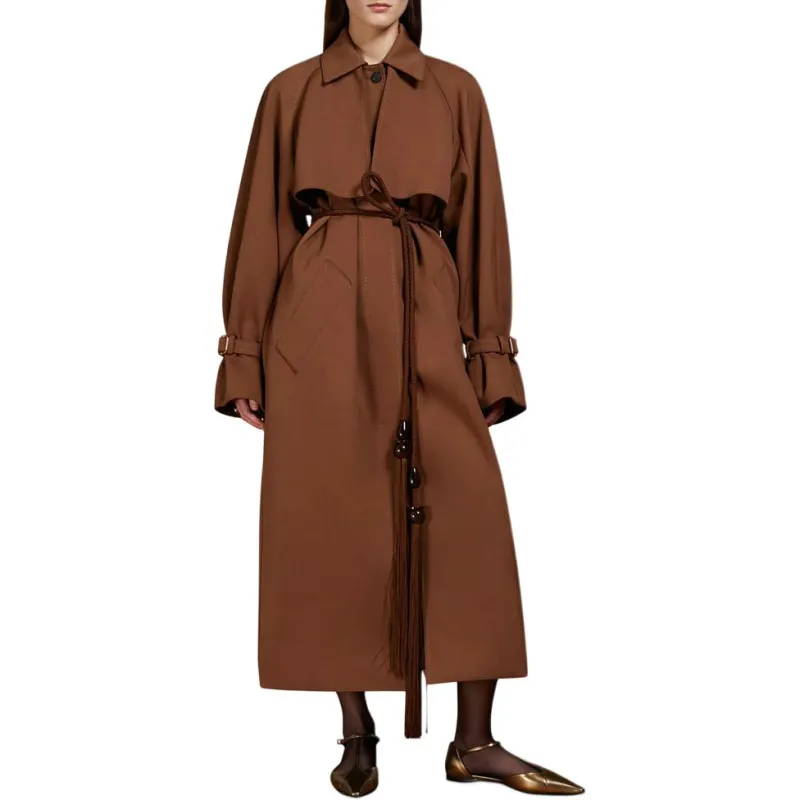 MaxMara Cosimo Belted Button Detailed Coat-2
