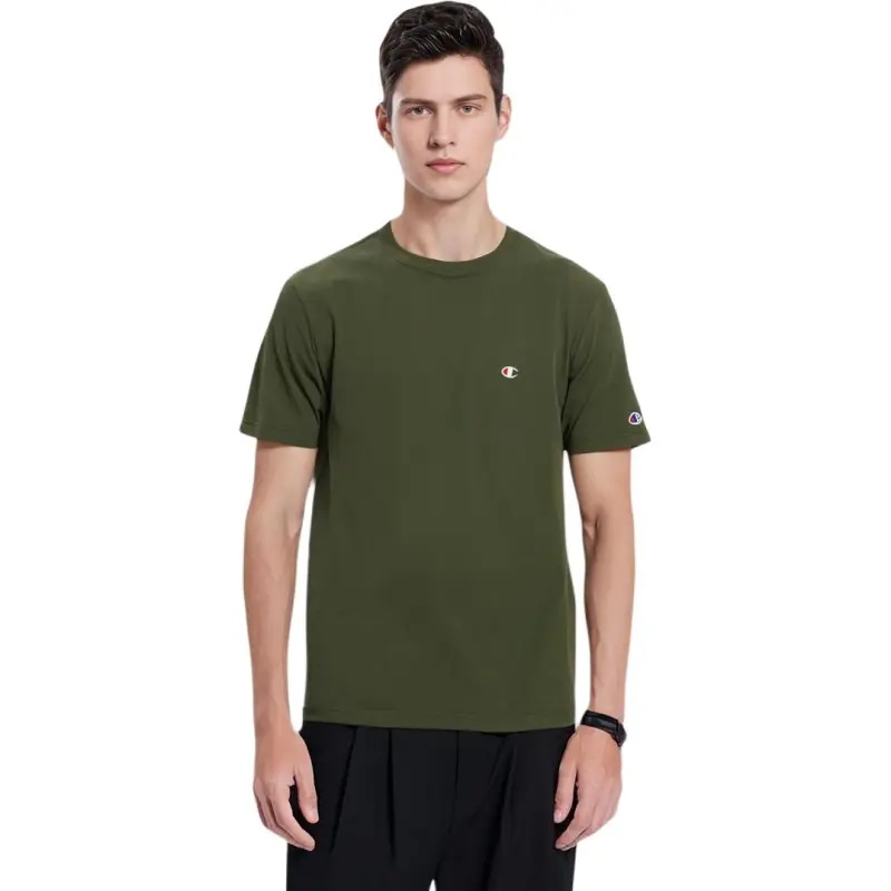 Champion SS24 T Shirt Unisex Dark Green-2