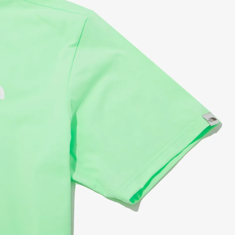 THE NORTH FACE T Shirts Unisex Light Green-3
