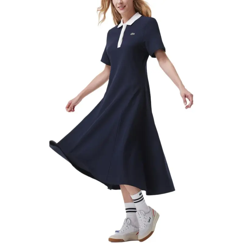 LACOSTE SS22 Dress Women's Blue-3