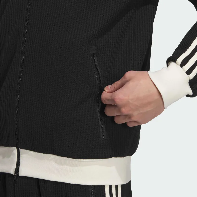 Adidas Originals WAFFLE BBTT Jackets Coats Unisex Black-4
