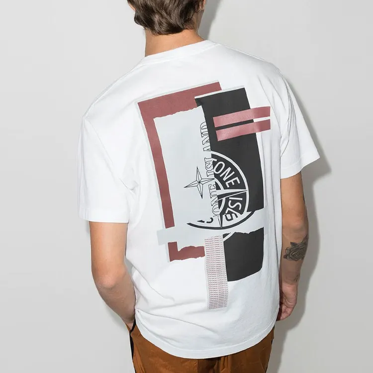 STONE ISLAND T Shirts Men White-2