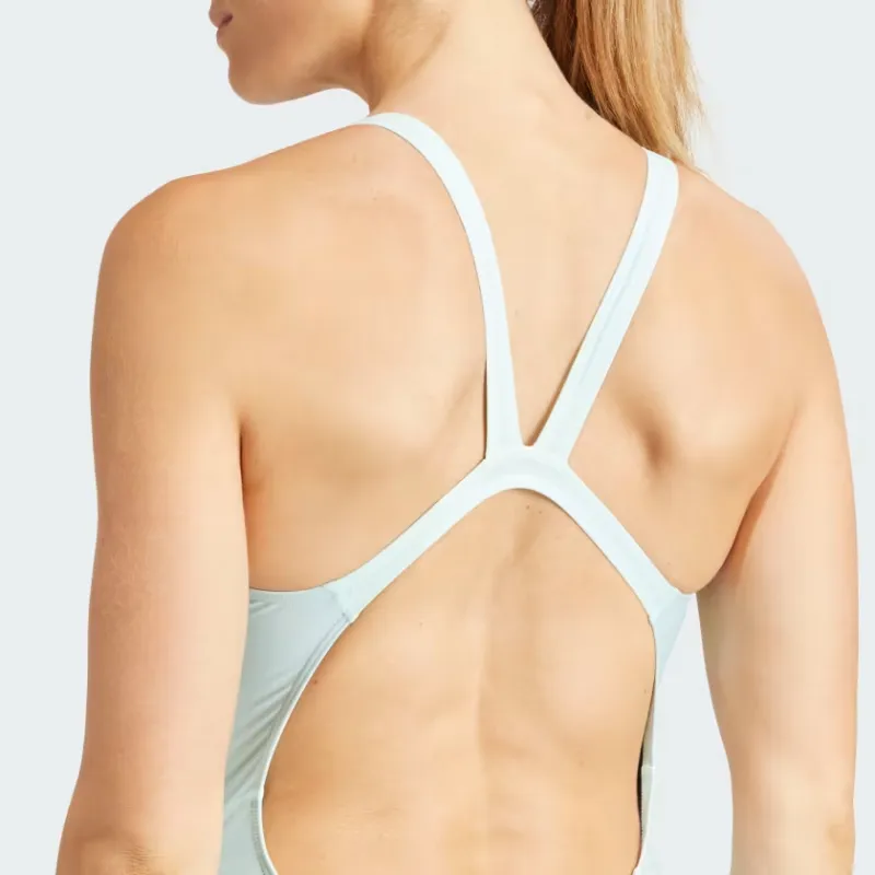 Adidas One-piece Swimsuit Women's Semi-Transparent Aqua Green-5