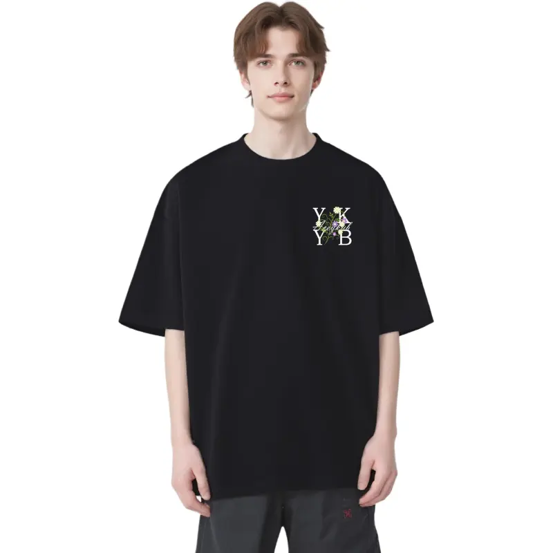 YK&YB T Shirts Unisex Black-4