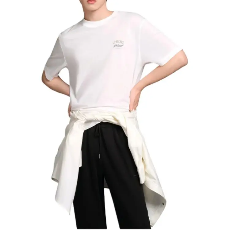 LiNing Chinese Culture Series T Shirt Men's Ivory-4