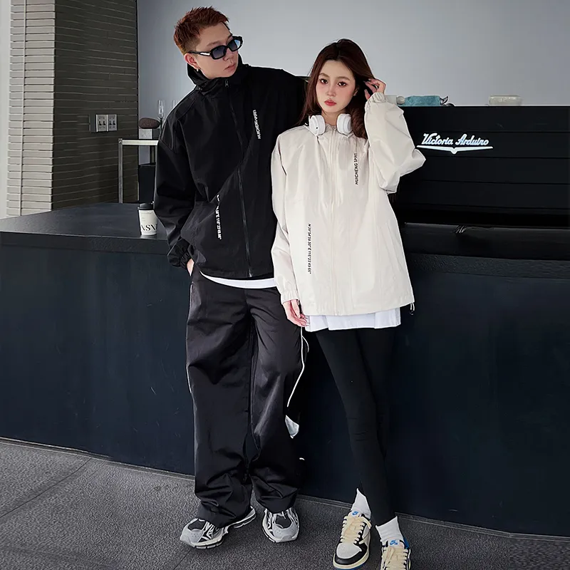 HCHUICHENG Jacket Fleece Lined/Regular Unisex-37