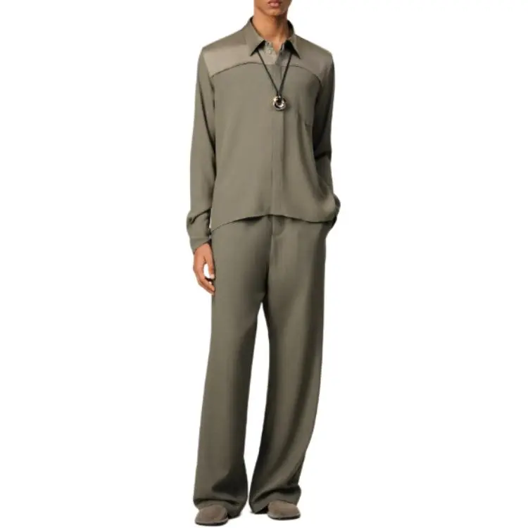 AMIPARIS Paris Ami De Coeur Long Sleeved Plain Shirt-2