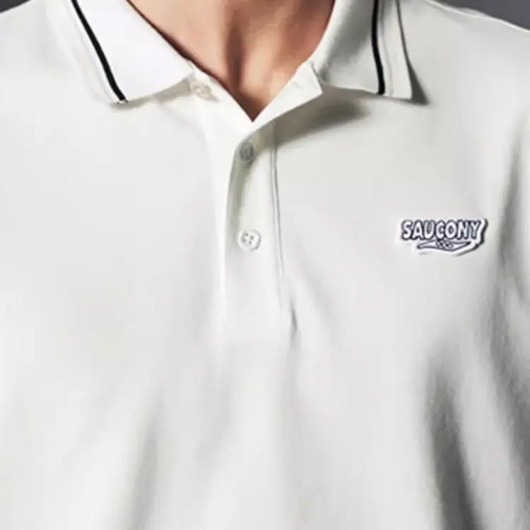 Saucony Polo Shirt Unisex White-4
