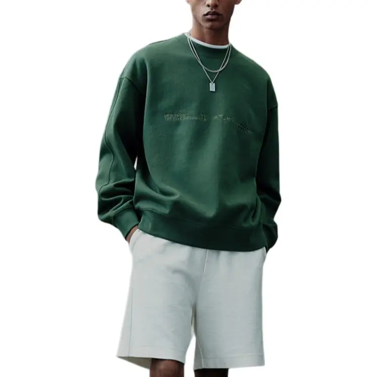 H&M Sweatshirt Men's Dark Green-1