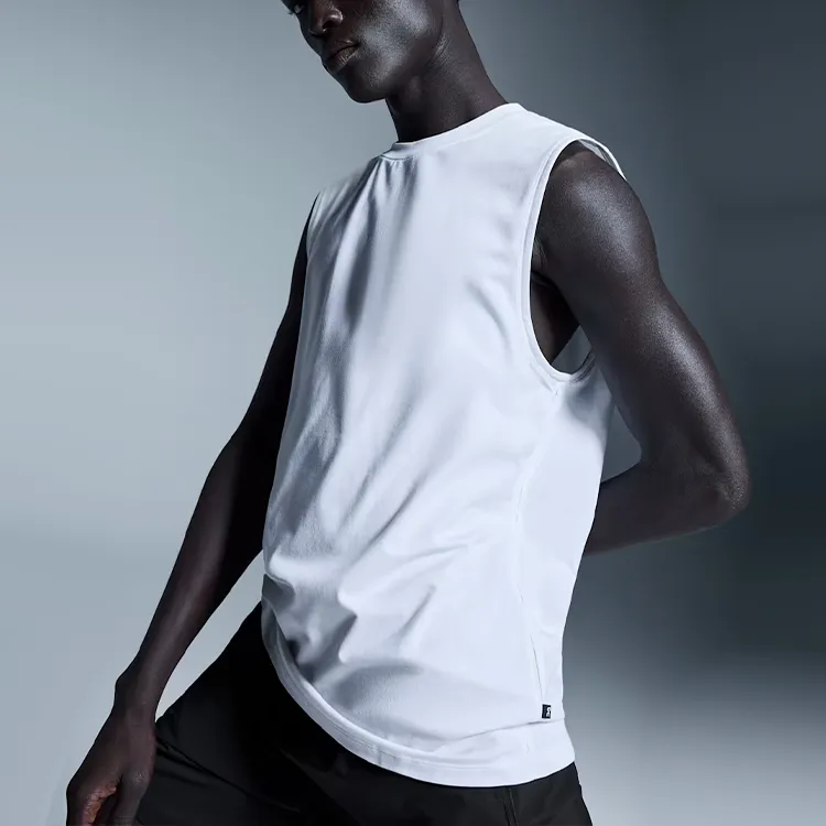 On Tank Tops Men White-4