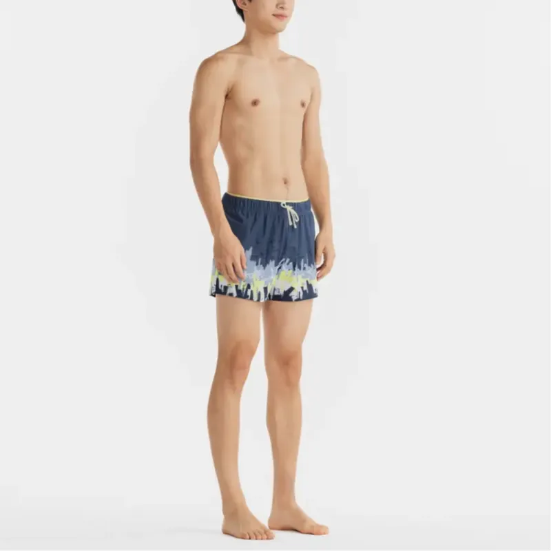 DECATHLON Swimming Shorts Men's Gray Blue-4