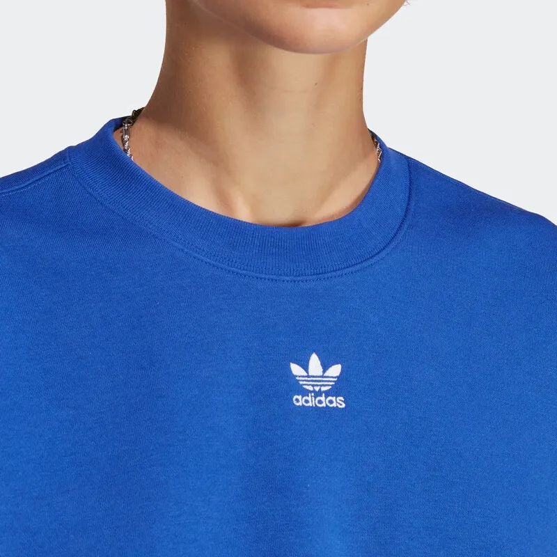 Adidas Originals Sweatshirts Women's Fluorescent Blue-4