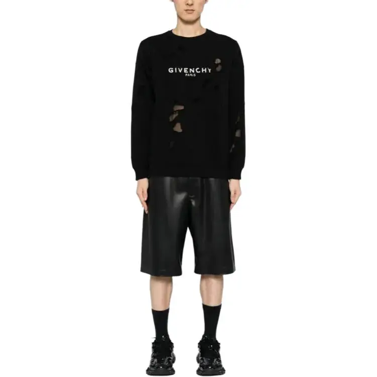Givenchy Distressed Logo print Sweatshirt-2