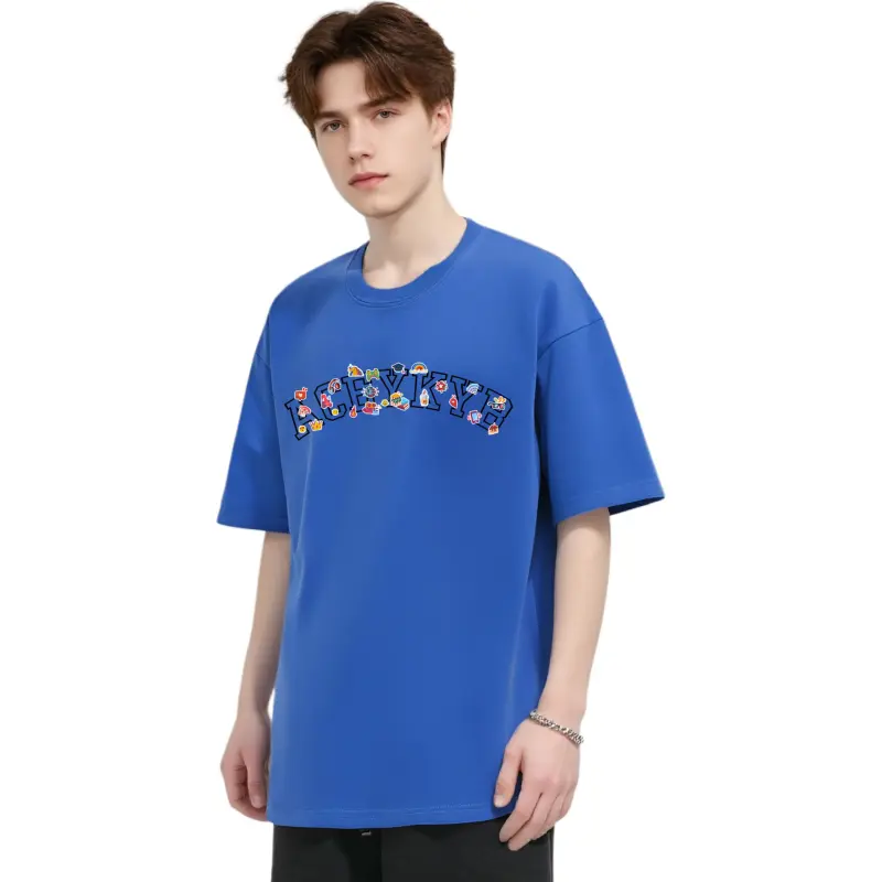 YK&YB T Shirts Unisex Royal Blue-4
