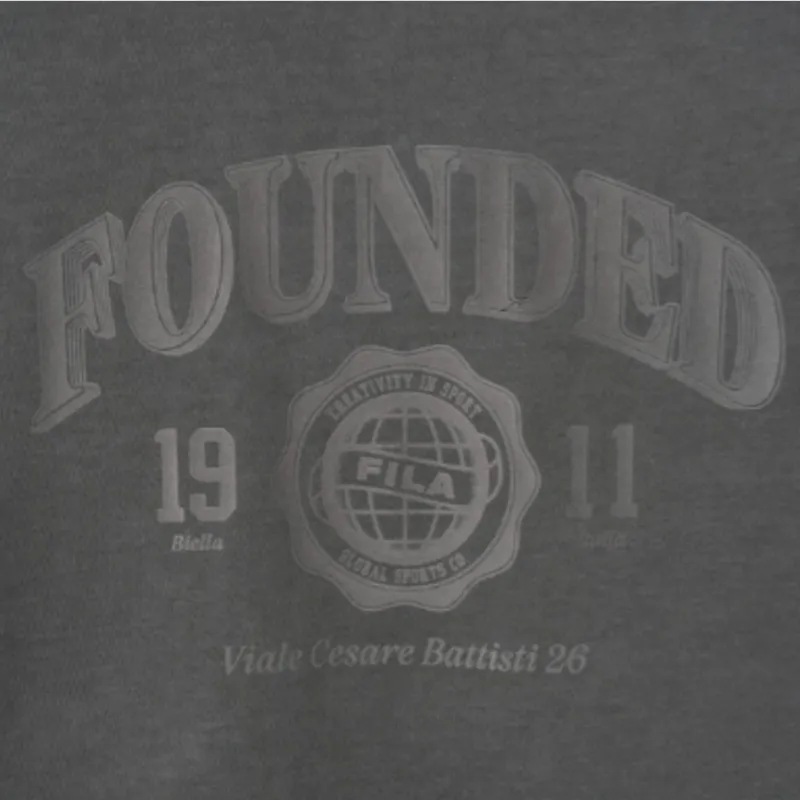 FILA T Shirts Unisex Dark Gray-2
