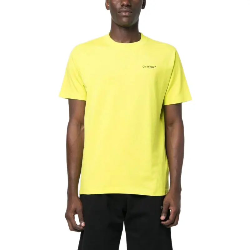 OFF WHITE T Shirts Men Yellow-1