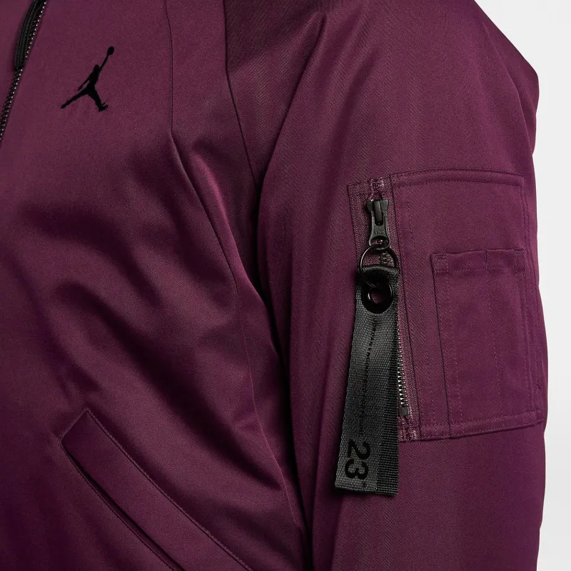 Jordan Baseball Jacket Men's Burgundy-4