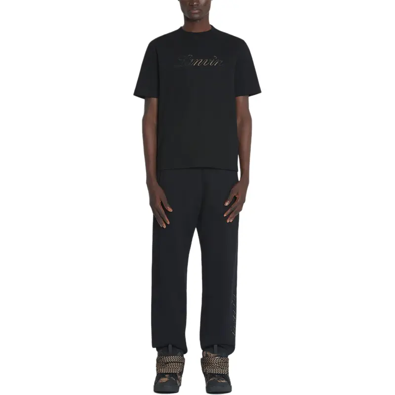 Lanvin Logo Denim T Shirt-1