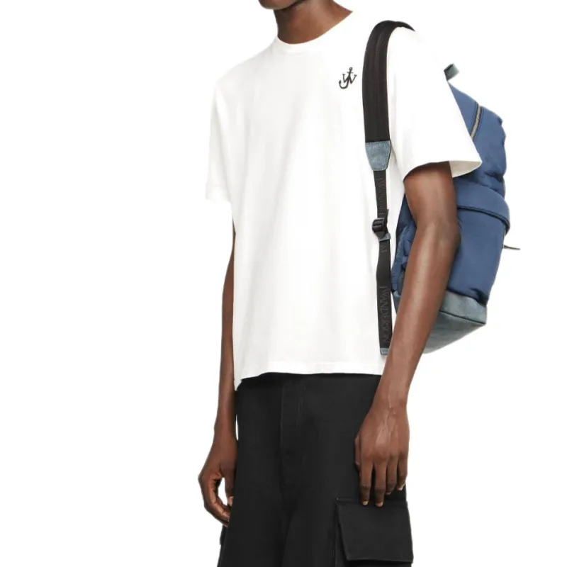 JW Anderson Anchor embroidered T shirt-2