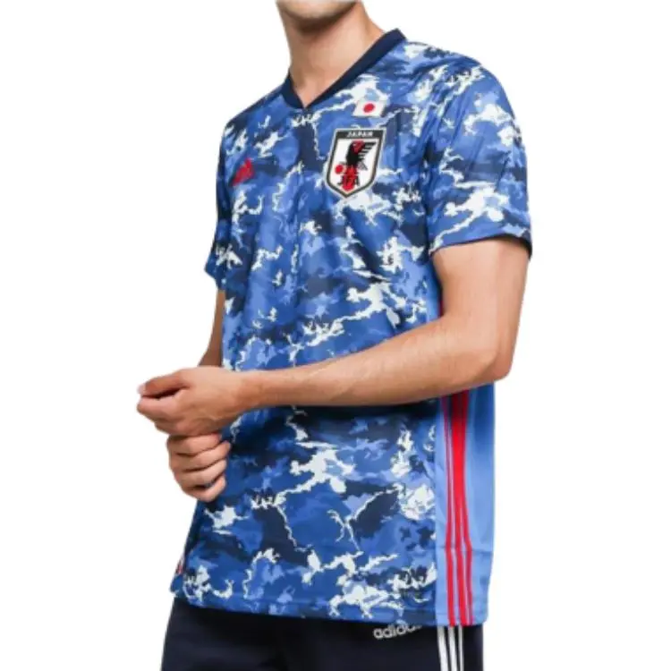 Adidas Japan Home Jersey Shirt Baju Lelaki Soccer Jersey Men's Blue-4