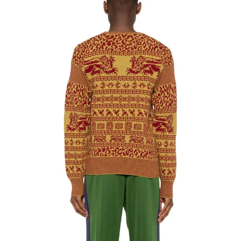 Vivienne Westwood Pattern Intarsia Knit Crewneck Jumper-2