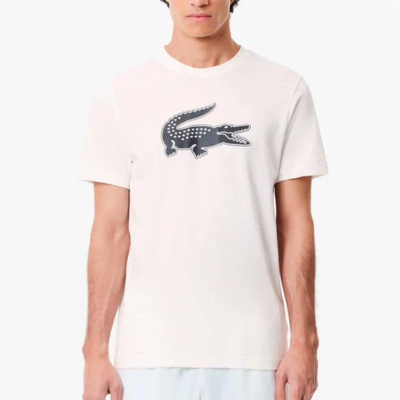 LACOSTE Crocodile print Jersey T shirt-2