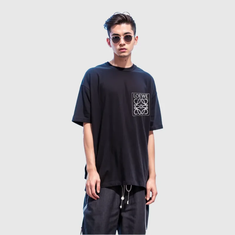 LOEWE Anagram Fake Pocket T shirt-3