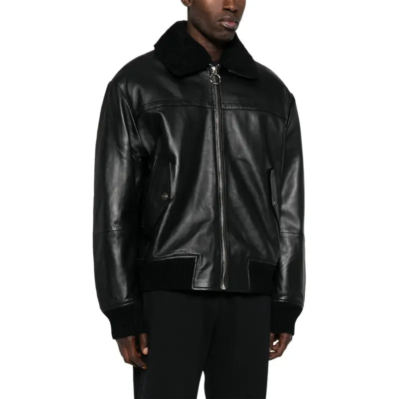 VERSACE JEANS COUTURE Leather Jacket-3
