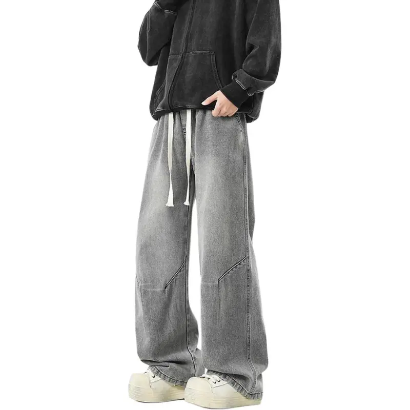 BEAR UNION Jeans Unisex Black Gray Color-11