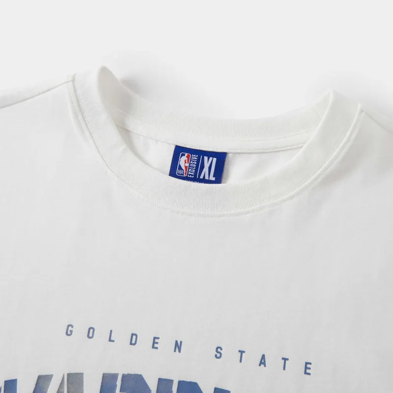 NBA Golden State Warriors T Shirt Unisex Ecru-3