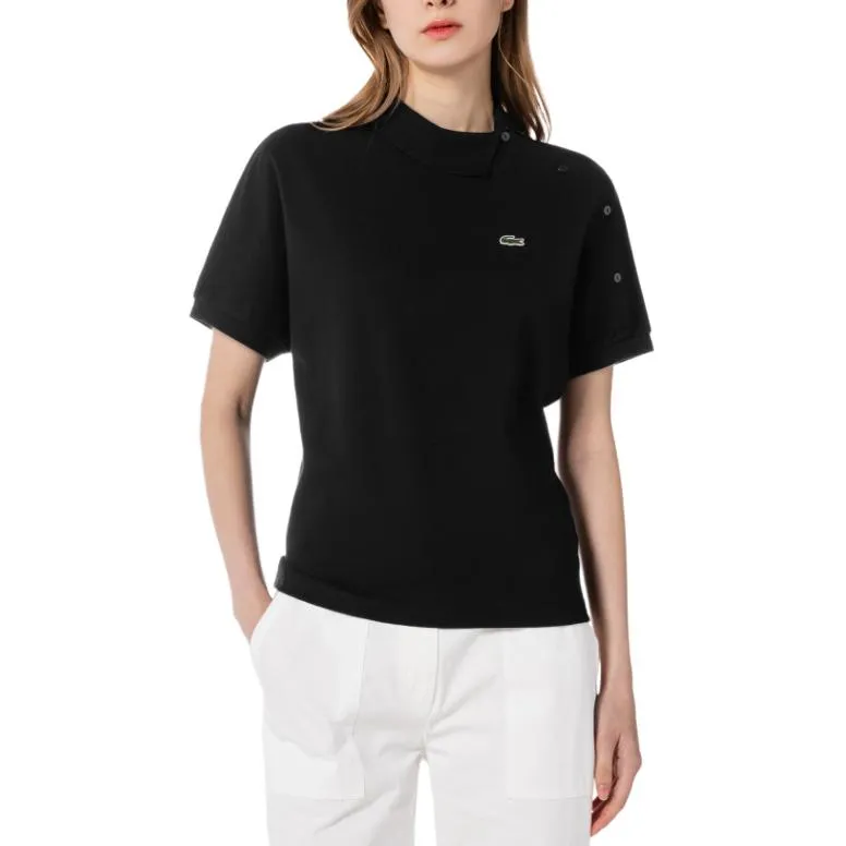 LACOSTE Polo Shirt Women's Black-1