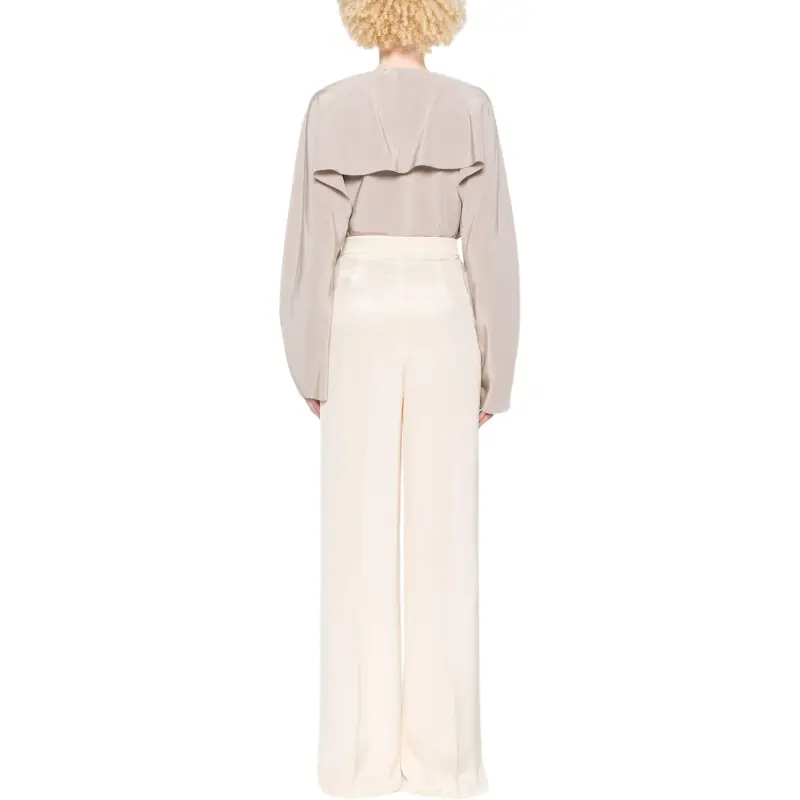 MaxMara Crepe De Chine Trousers-2