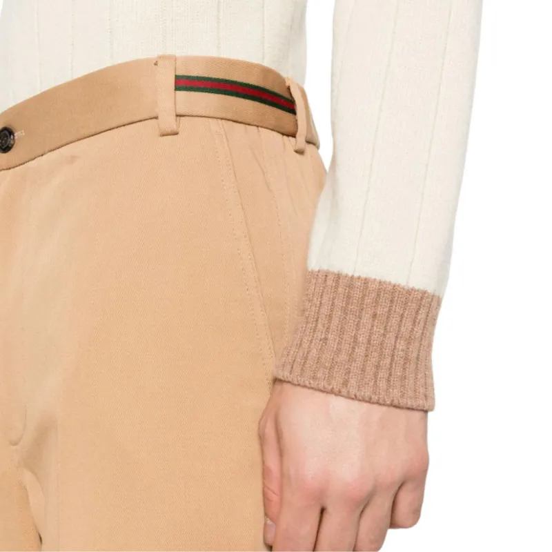 GUCCI Straight Leg Tailored Trousers-5