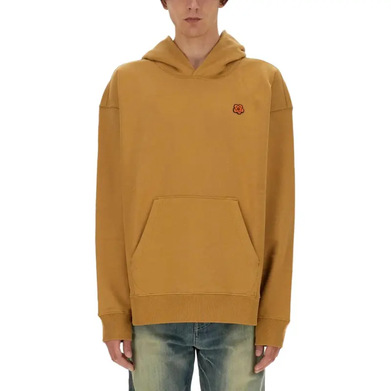 KENZO Boke Flower Embroidered Oversized Hoodie-2