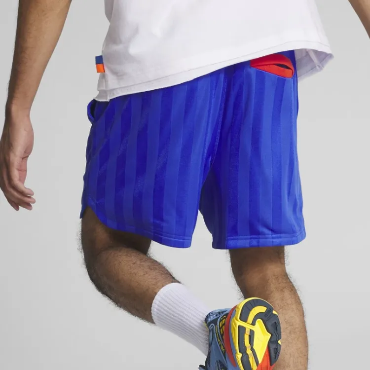 PUMA CHILDHOOD DREAMS Co-brand Basketball Shorts Men's Gemstone Blue-4
