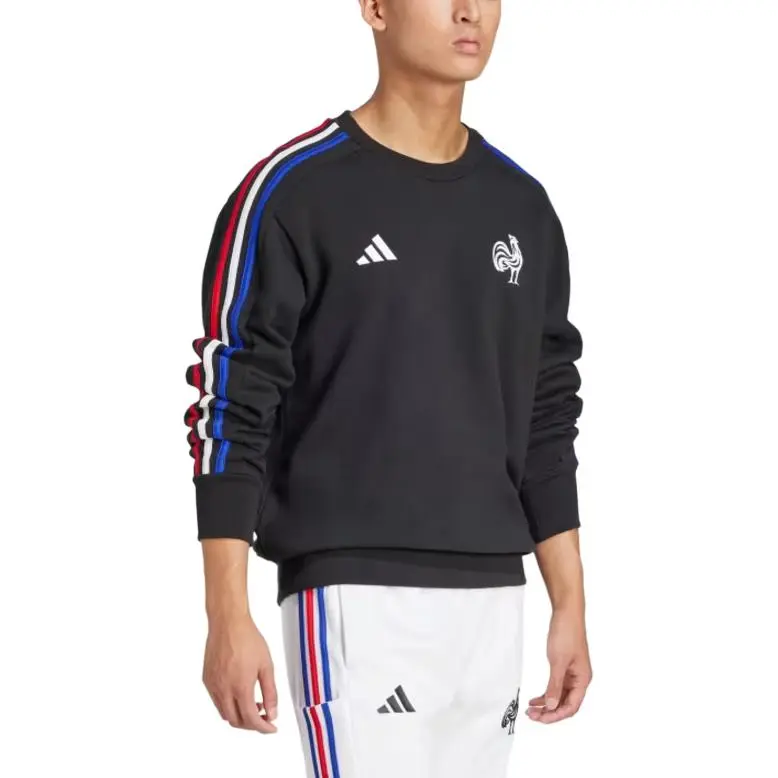 Adidas France Essentials 3 Stripes Sweatshirt-3