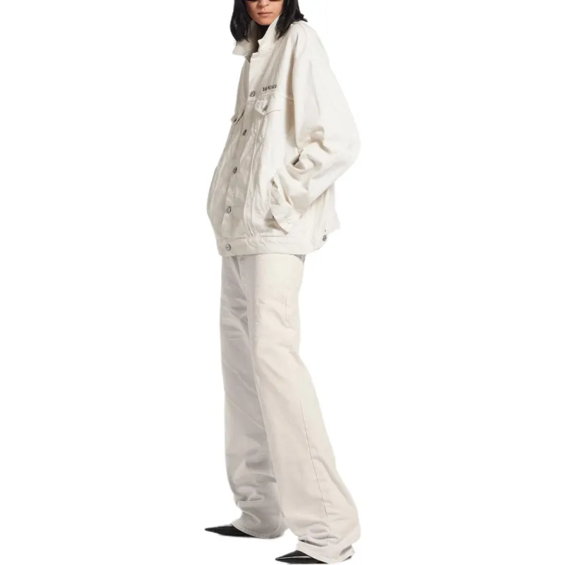 Balenciaga Loose Fit Jeans 'White'-3
